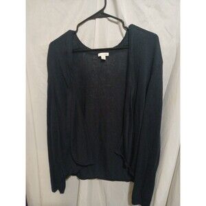 J.jill Dark Blue Cardigan  Womans Size 2xl Thin  Open Front